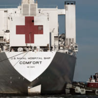 ニューヨークでの任務を終えノーフォークへ帰還した病院船コンフォート（Image：U.S.Navy）