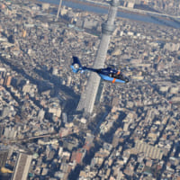 東京スカイツリー上空を飛ぶ埼玉県警のH135（Image：Airbus）