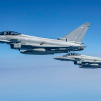 イギリス空軍第XI(F)飛行隊のユーロファイター・タイフーン（Image：Crown Copyright 2020）