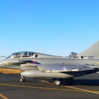 ボルドー＝メリニャックを出発するインド空軍のラファール（Image：インド空軍）