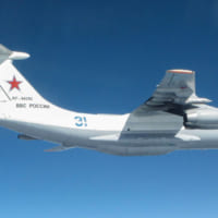 バルト海上空を飛ぶIl-78（Image：Crown Copyright 2020）