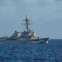 南シナ海を航行するラルフ・ジョンソン（Image：U.S.Navy）