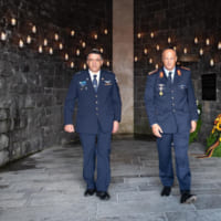 左からイスラエルのノルキン空軍少将とドイツのゲルハルツ空軍中将（Image：イスラエル空軍）