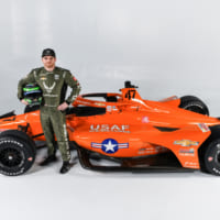 コナー・デイリー選手とアメリカ空軍仕様の47号車（Image：Ed Carpenter Racing）