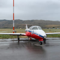 事故後カムループス飛行場に留め置かれたままのスノーバーズのCT-114（Image：RCAF）