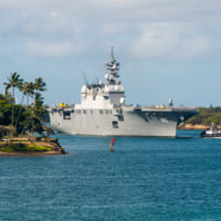 真珠湾に入る護衛艦いせ（Image：U.S.Navy）