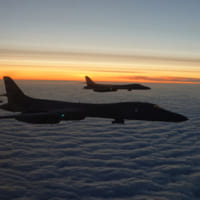 BTFで北極圏上空を飛ぶB-1B（Image：USAF）