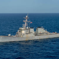 航海中に錆が目立ち出したスタウト（Image：U.S.Navy）