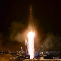 上昇するソユーズ2.1bロケット（Image：ロシア国防省）