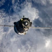 国際宇宙ステーションにドッキングするソユーズMS-17（Image：Roscosmos）