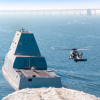 ヘリコプター甲板の左右に配置されるMk.57VLS（Image：U.S.Navy）