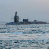 ペルシャ湾内で活動する潜水艦ジョージア（Image：U.S.Navy）
