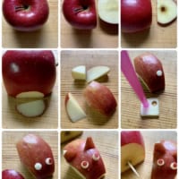 リンゴの赤べこ作り方