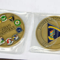 アメリカ海軍CVW-5のチャレンジコイン（Image：咲村珠樹）