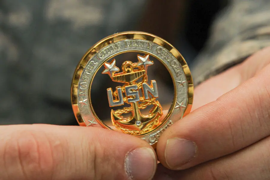 アメリカ海軍最上級上等兵曹のチャレンジコイン（Image：U.S.Navy