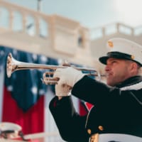 バイデン大統領就任式で演奏するトランペット奏者（Image：USMC）