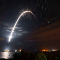 ファルコン9ロケットの軌跡（Image：SpaceX）
