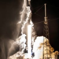 トルコサット5Aを載せ離昇するファルコン9ロケット（Image：SpaceX）