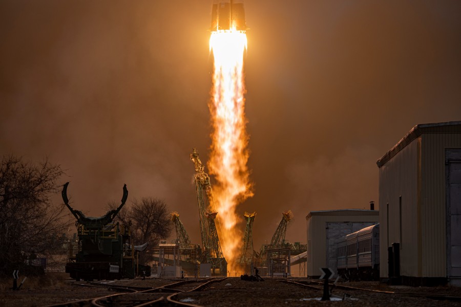 上昇するソユーズロケット（Image：ロスコスモス）