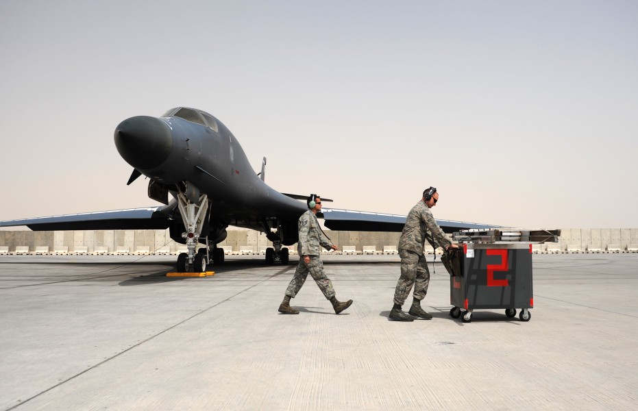 中東でのB-1B（Image：USAF）