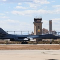 デビスモンサン基地に到着したB-1B（Image：USAF）