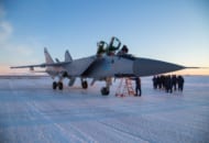 北極圏に試験配備されたMiG-31BM（Image：ロシア国防省）