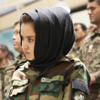 アフガニスタン軍の女性士官候補生（Image：アメリカ国防総省）