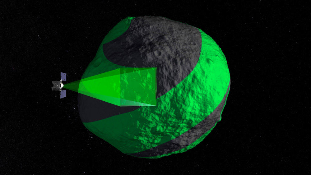 OSIRIS-RExの観測イメージ（Image：NASA／アリゾナ州立大学）