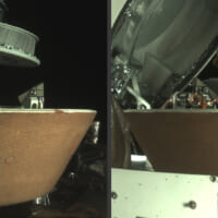 閉じられるOSIRIS-RExのサンプル収納カプセル（Image：NASA／アリゾナ州立大学）