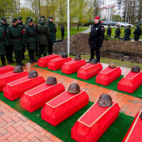 カリーニングラードで改装される戦没者の遺骨（Image：ロシア国防省）