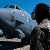 モロン空軍基地に到着したB-52H（Image：USAF）