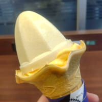 今でも「ミニストップ」で見られるソフトクリーム用の「デザートキャップ」