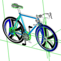 自転車の3Dモデル（木村鋳造所提供）