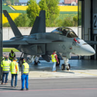 スイス空軍の評価試験を受けるF／A-18F（Image：スイス連邦防衛・国民保護・スポーツ省）