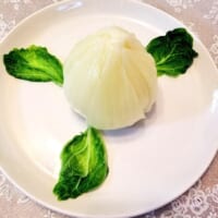 つぼみ状態の開水白菜