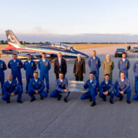 大統領らとの記念撮影（Image：イタリア空軍）