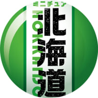北海道とでっかく書かれた緑色のカプセル