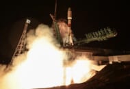 ロシアの新しい結合モジュール「プリチャル」の打ち上げ（画像：ロスコスモス）
