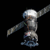 国際宇宙ステーションにドッキングするソユーズMS-20（画像：NASA）