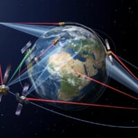 データ中継衛星ネットワークの図解（画像：ESA）