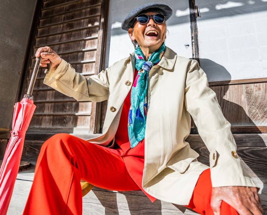88歳のお爺さんがカッコよく変身　これぞ「ファッションの力」　