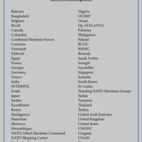 参加国・組織のリスト（画像：U.S.Navy）