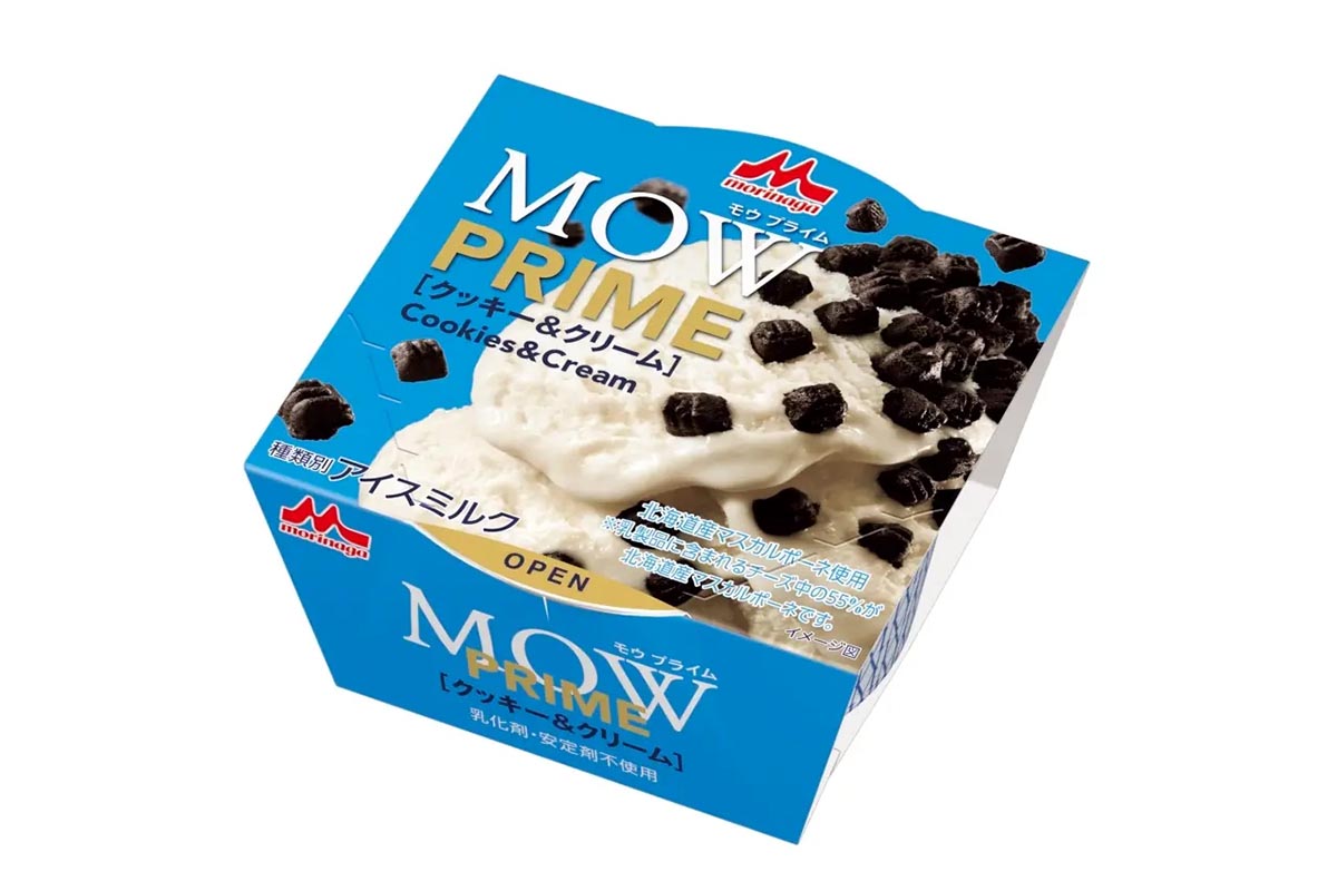 MOW PRIMEからブランド初のフレーバー「クッキー＆クリーム」が登場