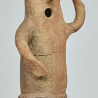 「埴輪 踊る人々」(部分)　胴に入る亀裂の様子
