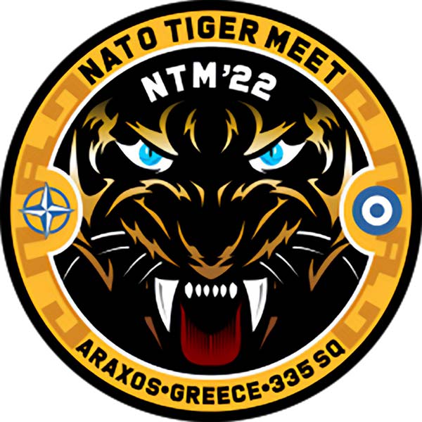 NATOタイガーミート2022エンブレム（画像：ギリシャ空軍）
