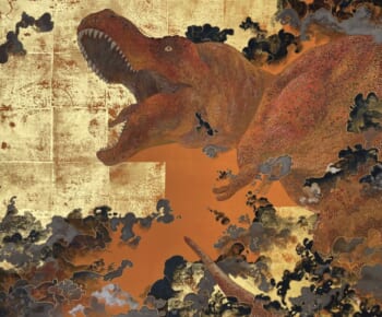 生命のロマンを日本画に。恐竜画家・水島篤が伝える非日常空間。
