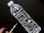 イラストで熱中症対策。色鉛筆画家が描いたペットボトル飲料水。