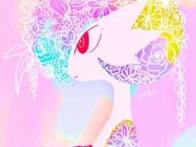 幻想的かつ美しい……色彩豊かに描かれたポケモン「サーナイト」のファンアート