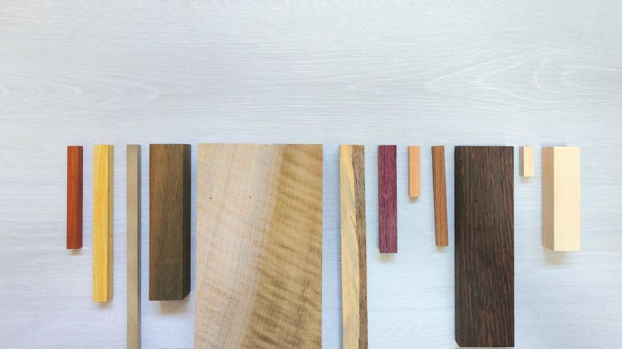 11種類の異なる木材