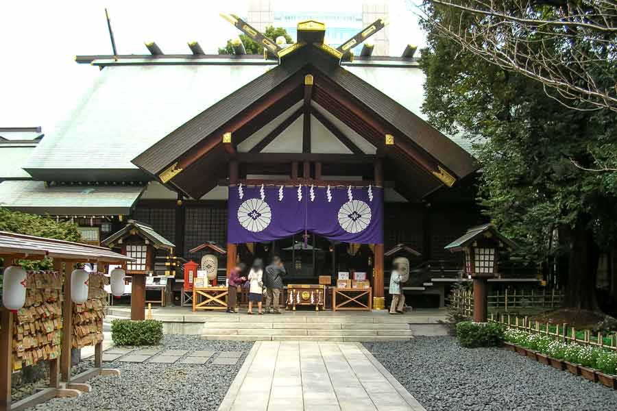 伊勢にある神宮の遥拝殿として作られた東京大神宮
